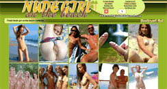 Desktop Screenshot of nudegirlonthebeach.com
